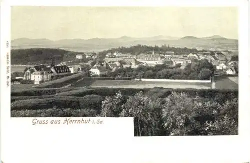 Gruss aus Herrnhut in Sachsen -740308