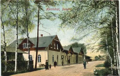 Herrnhut in Sachsen - Bahnhof -740504