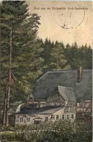 Großschweidnitz - Gruss aus der Höllmühle -740438