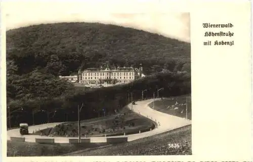 Wienerwald Höhenstraße mit Kobenzl -740760