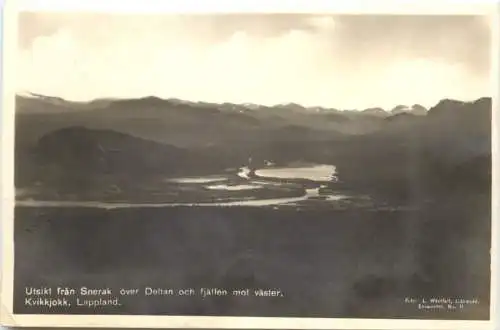 Snerak vover Deltan - Kvikkjokk Lappland -740902