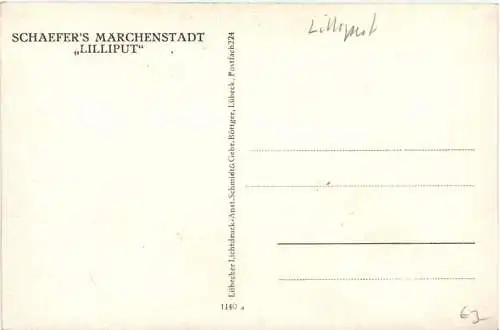Schaefers Märchenstadt Lilliput -740922