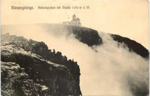 Riesengebirge - Schneegruben mit Baude -740892