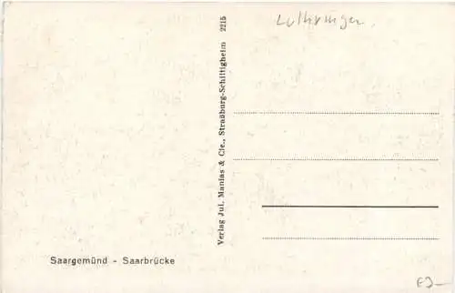 Saargemünd - Saarbrücke -740898