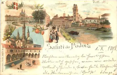 Saluti da Padova - Litho -740972