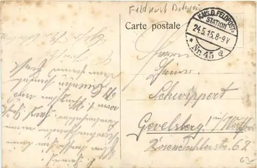 St. Quentin - Lycee Henri Martin - Feldpost -740992