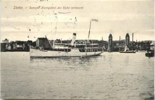 Stettin - Dampfer Heringsdorf -741186