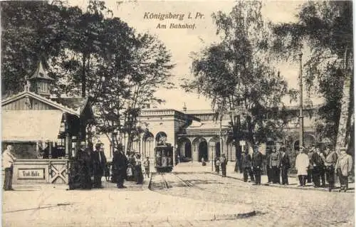 Ostpreussen - Königsberg - Am Bahnhof -741250