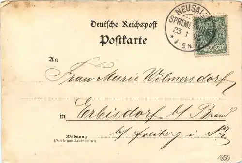 Neusalza in Sachsen - Litho 1896 -741466