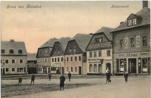 Gruss aus Neusalza - Niedermarkt -741492