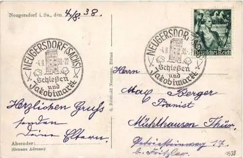 Neugersdorf - Gruss vom Neugersdorfer Schiessen -741508