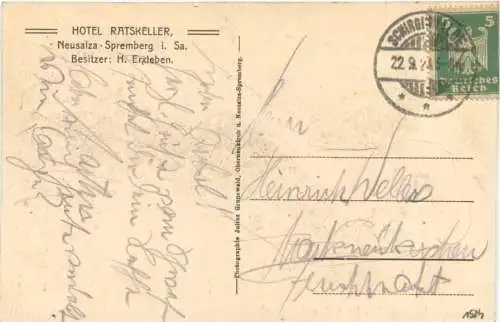 Neusalza-Spremberg - Hotel Ratskeller -741528