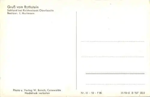 Gruss vom Rothstein - Sohland -741660