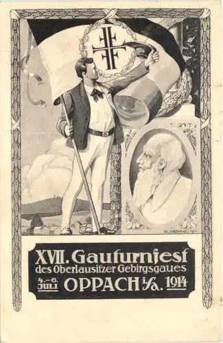 Oppach - Oberlausitz - XVII Gauturnfest 1914 -741648