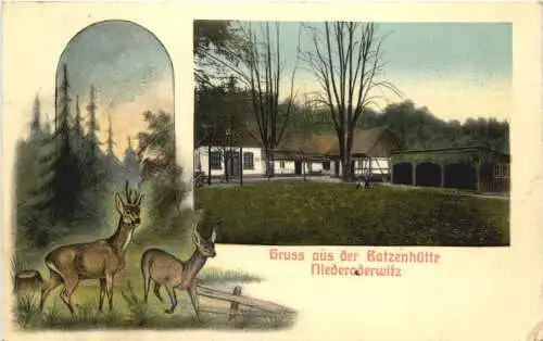 Niederoderwitz in Sachsen - Gruss aus der Batzenhütte -741614