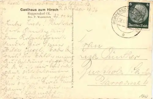 Ruppersdorf - Gasthaus zum Hirsch -741714