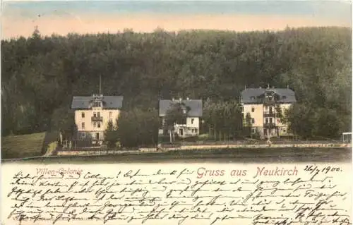 Gruss aus Neukirch - Villen Colonie - Lausitz -741876