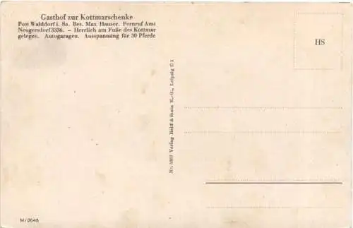 Walddorf in Sachsen - Gasthof zur Kottmarschenke -741860