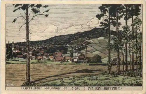 Walddorf bei Eibau - Künstlerkarte -741794