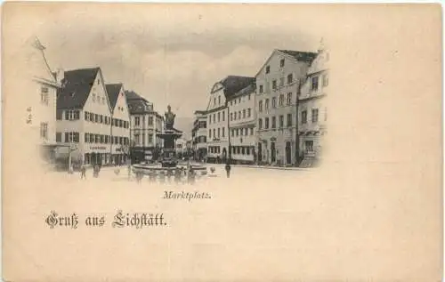 Gruss aus Eichstätt - Markt -741918