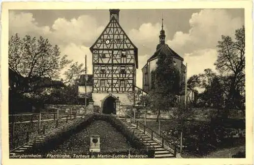 Burgbernheim - Pfarrkirche - Torhaus -741972