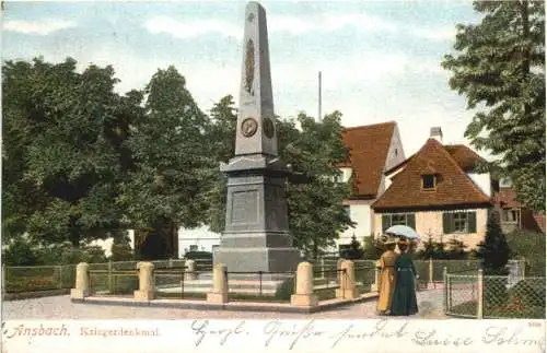 Ansbach - Kriegerdenkmal -741992