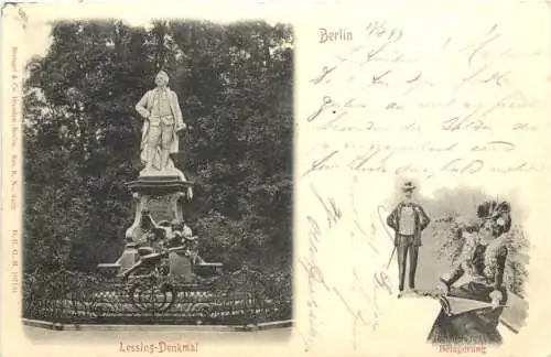Berlin - Lessing-Denkmal -742084