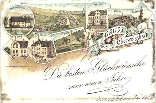 Gruss aus Oberweissbach - Litho -742080