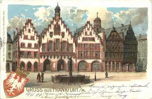 Gruss aus Frankfurt Main - Litho -742088