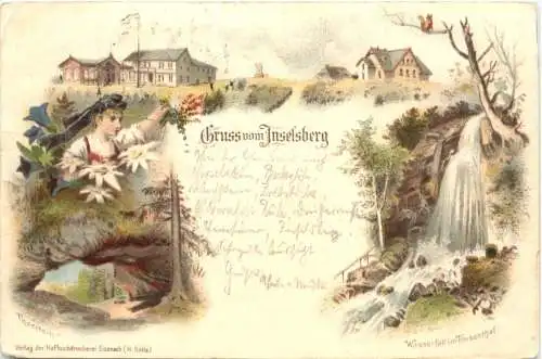 Gruss vom Inselsberg - Litho -742144