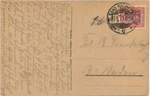 Bad Nauheim - PArkallee mit Tenniscafe -742094