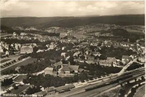 Walldürn im Odenwald vom Flugzeug -742236