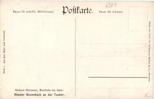 Wertheim - Kloster Bronnbach an der Tauber -742298