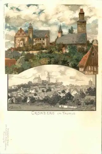 Cronberg im Taunus - Litho -742502