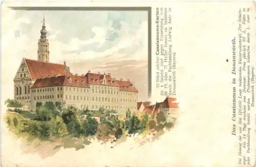 Das Cassianeum in Donauwörth - Litho -742544