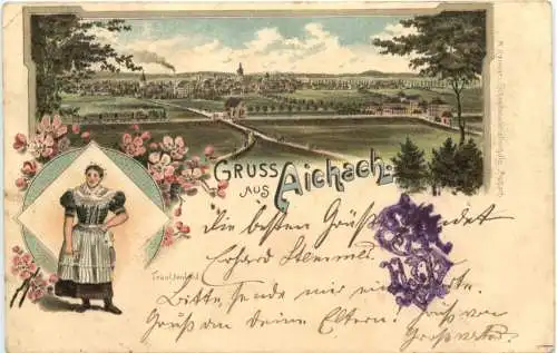 Gruss aus Aichach - Litho -742520