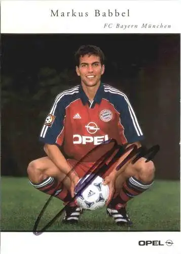 FC Bayern München - Markus Babbel mit Autogramm -742716