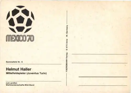 Mexico 1970 - Helmut Haller mit Autogramm -742724