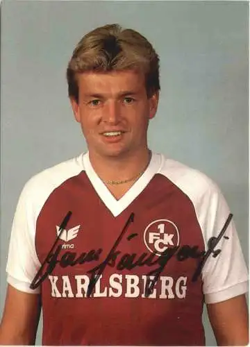 1. FC Kaiserslautern Hans Bongartz mit Autogramm -742700