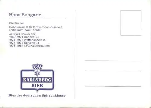 1. FC Kaiserslautern Hans Bongartz mit Autogramm -742700