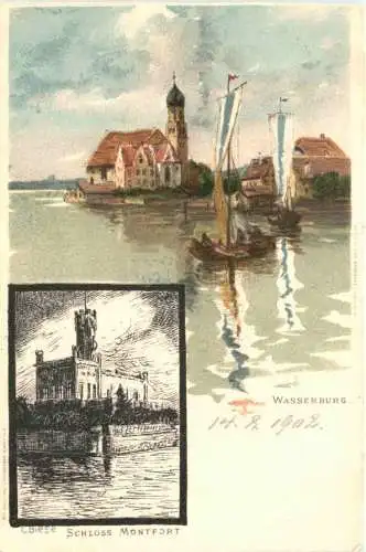 Wasserburg - Litho -742678