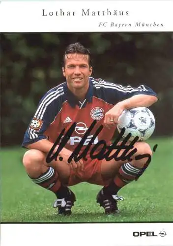 FC Bayern München - Lothar Matthäus mit Autogramm -742714