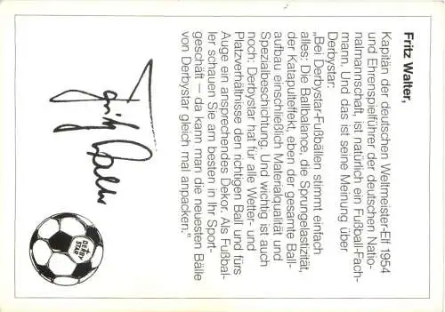 Fritz Walter mit Autogramm -742734