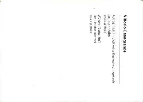 Vittorio Casagrande mit Autogramm -742766