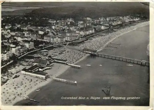 Binz auf Rügen vom Flugzeug aus -742906