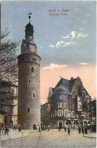 Hale Saale - Leipziger Turm -742892