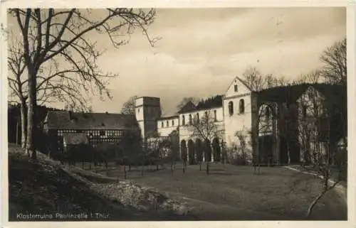 Klosterruine Paulinzella in Thüringen -743156