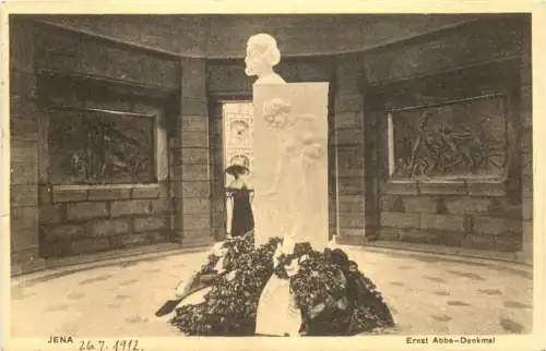 Jena - Ernst Abbe Denkmal -743278