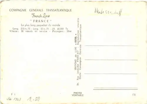 French Line - France -743352