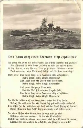 Kriegsschiff - Das kann einen Seemann nicht erschüttern -743380